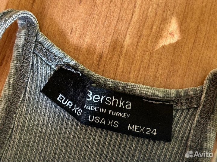 Платье Bershka в рубчик