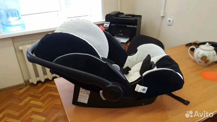 Авто-люлька, автокресло Recaro с креплением isofix