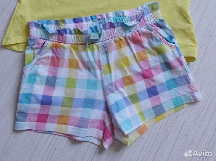 Летний гардероб на девочку 7-8 лет (122-128)