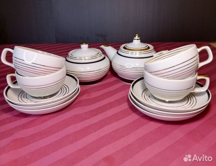 Чайный сервиз Вербилки, 1954-1965