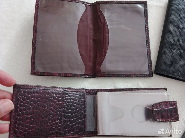 Обложки на паспорт, картхолдеры натур.кожа пакетом