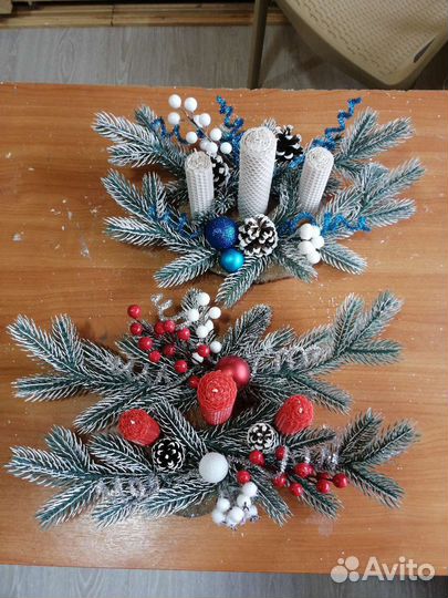 Новогодний подсвечник