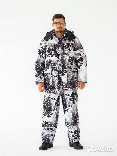Костюм горка на флисе мужской камуфляж зима лето