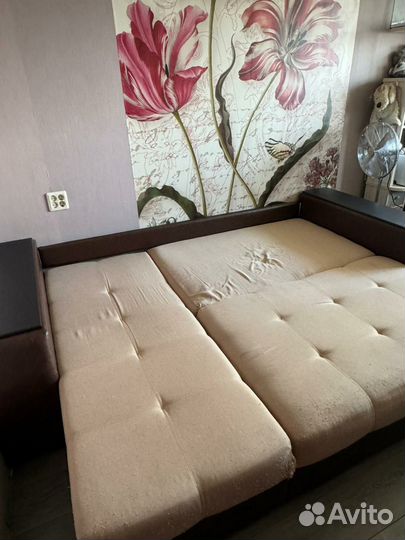 Большой угловой диван раскладной бу Торг