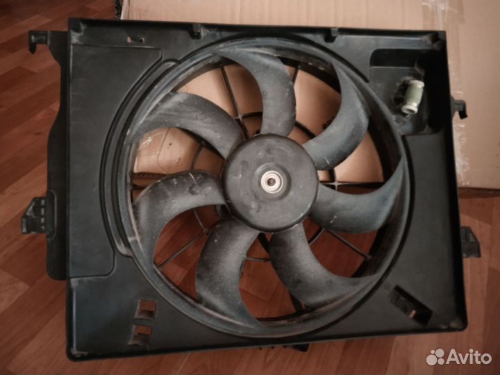 Вентилятор охлаждения hyundai solaris