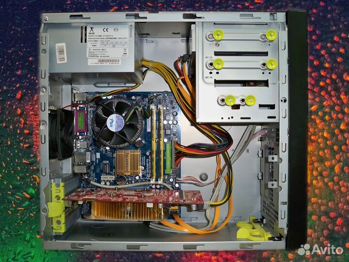 Пк в офис Core 2 Duo E8400/ 4 gb/ 9800 GT/SSD