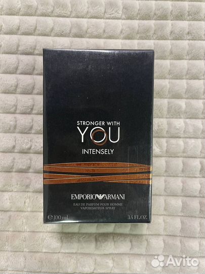 Armani stronger with you intensely