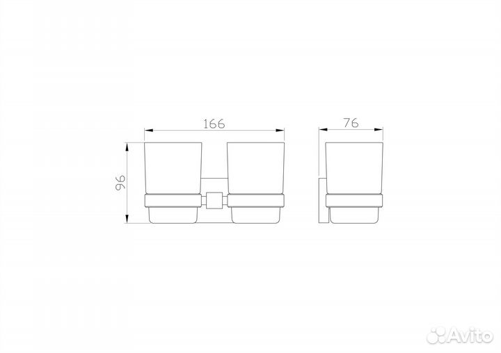 Wonzon & Woghand WW-8928-DG Стакан для