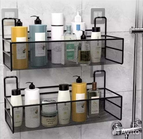 Полка для ванной без сверления