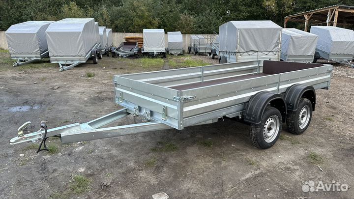 Прицеп двухосный излп 3,5х1,5 оцинкованный