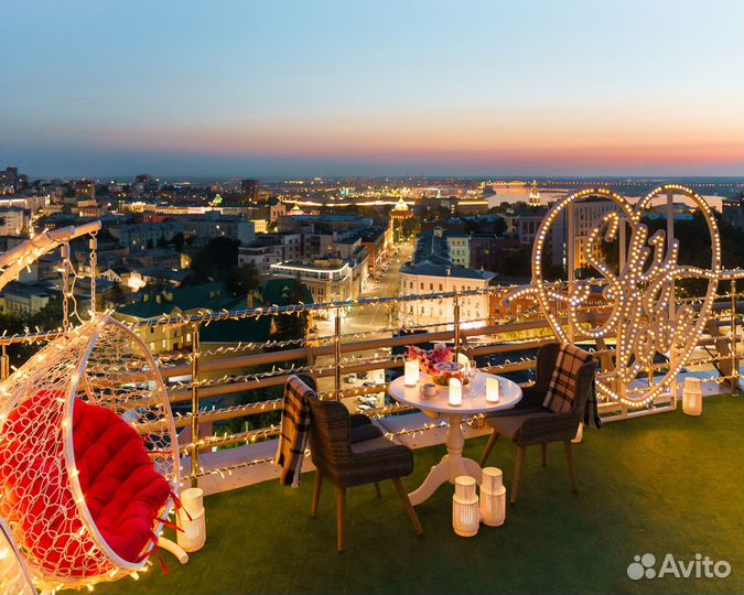 Романтика на высоте в Нижнем Новгороде