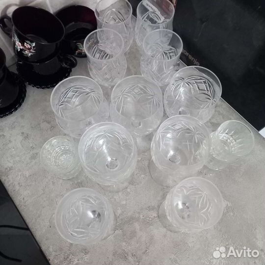 Хрустальные стаканы