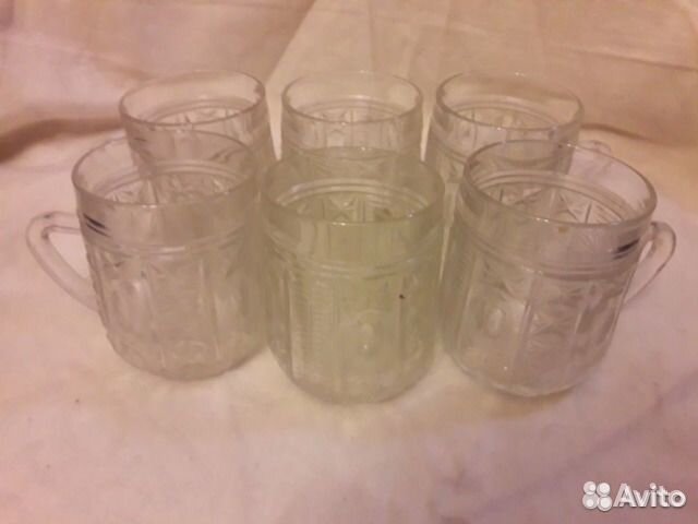 Граненые стаканы рюмки фужеры розетки