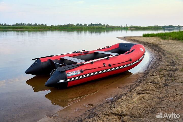 Лодка mishimo (мишимо) lite 300 в красном цвете