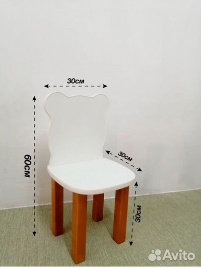 Детский столик и стульчик новый