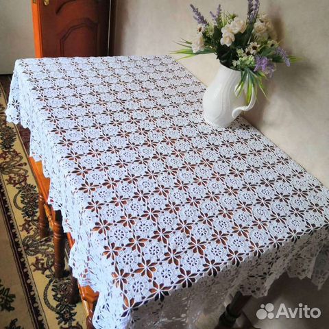 Скатерть, ручная работа