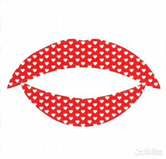 Временная тату для губ. Lip Tattoo