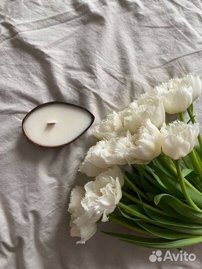 Свеча массажная в кокосе