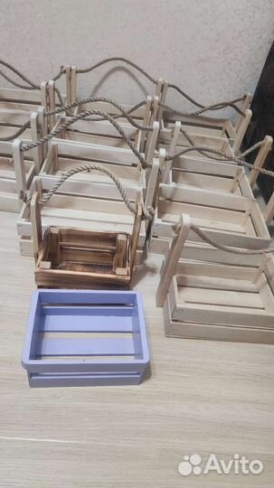 Ящики деревянные для подарков