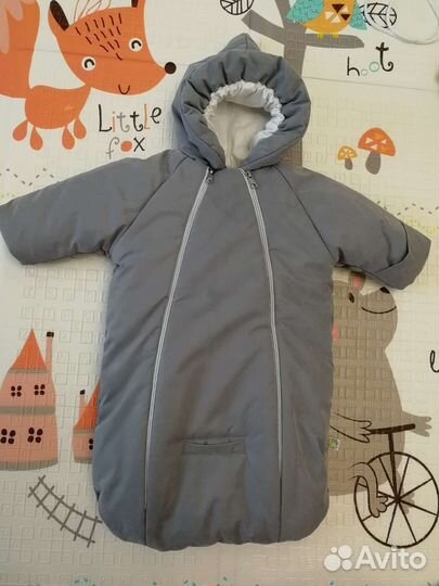 Конверт на выписку зимний с мехом