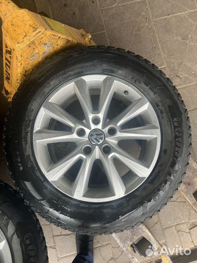 Колеса +датчики давления на volkswagen touareg r18