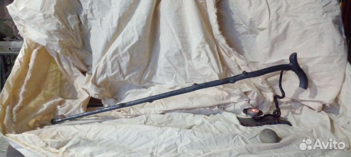 Трость кованная,прямая,художественная ковка