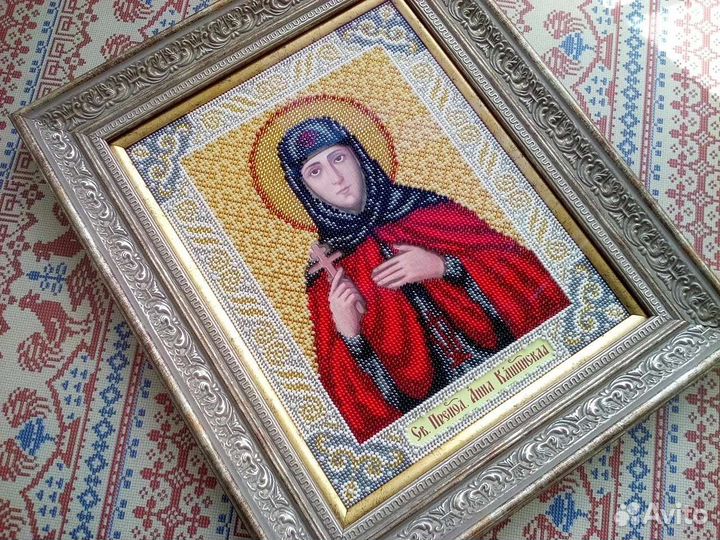 Икона вышитая бисером