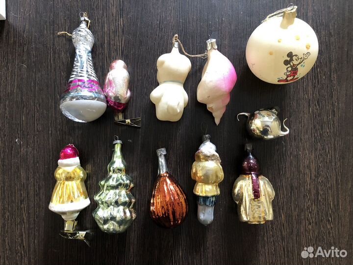Елочные игрушки СССР