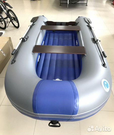 Лодка пвх Stormline Classic Air 360 сине-серая