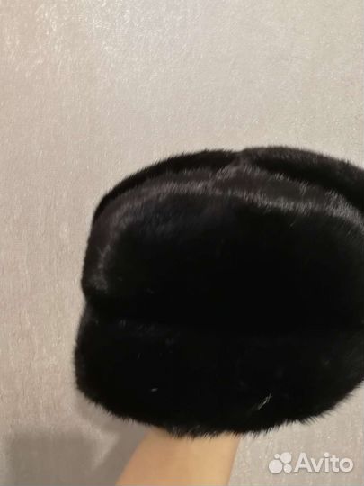 Норковая шапка мужская новая