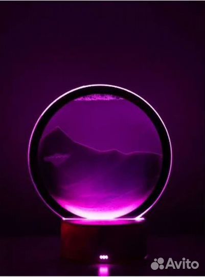 Светильник лампа ночник 3D живая картина Пески NEW