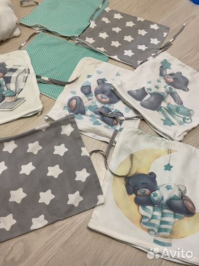 Бортики в детскую кроватку