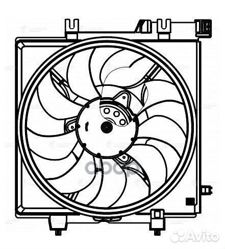 Вентилятор радиатора subaru forester (S13) (12