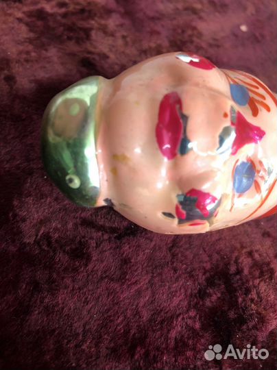Ёлочная Игрушка Голова Коуна СССР Редкость