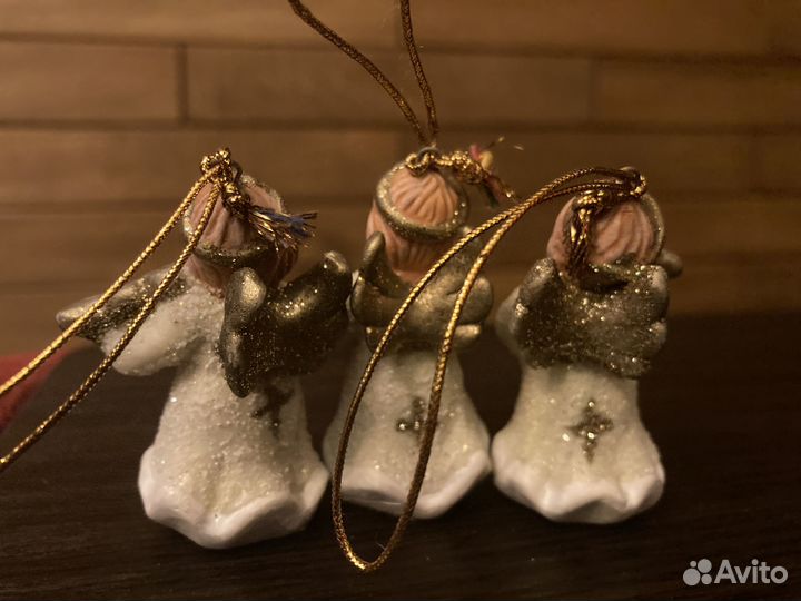 Ёлочные игрушки ангелочки