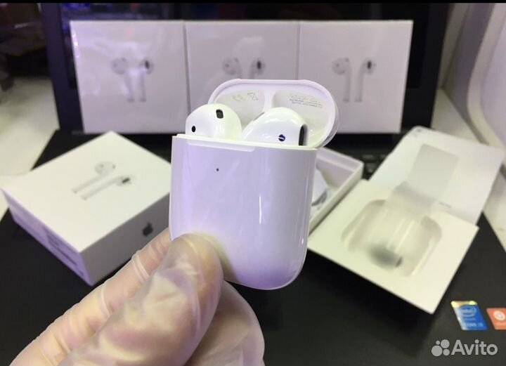 Наушники apple AirPods 2 series с беспроводной