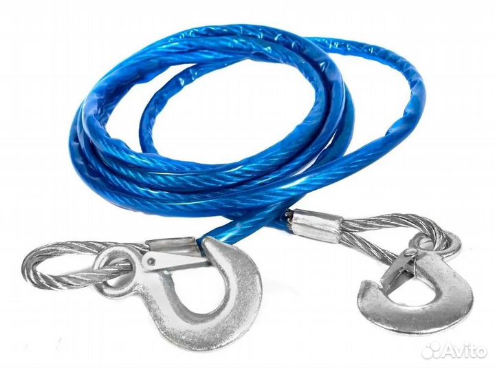 Трос буксировочный автомобильный 5т, 4м