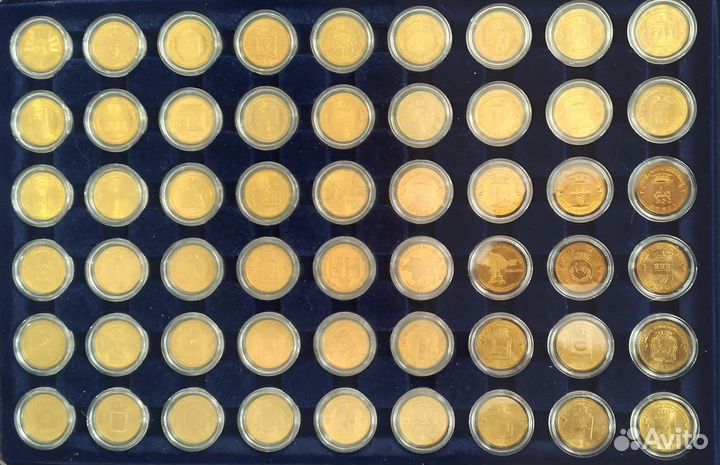 10 рублей гвс и памятные даты 55 монет 2010-2016