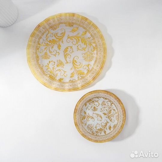 Набор столовый 'Растительный узор', 7 предметов d3