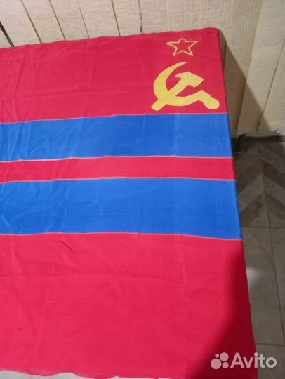 Флаги СССР республик Туркмен. бирками