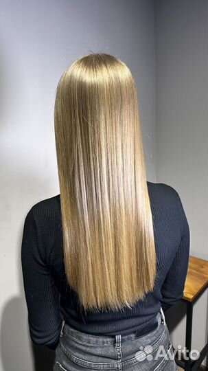 Кератиновое выпрямление волос