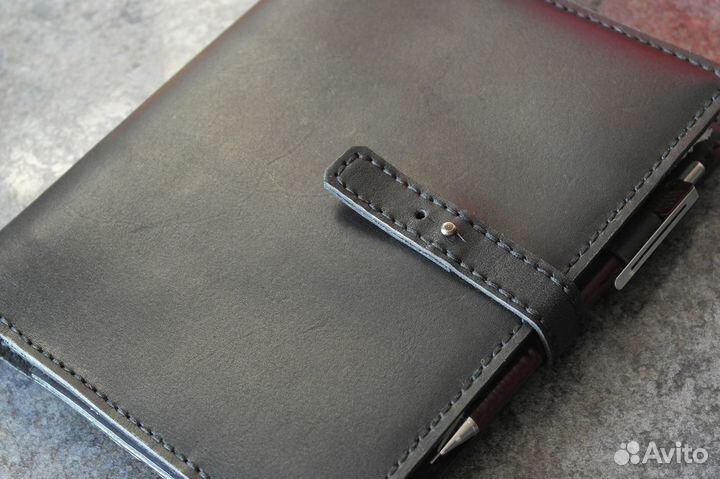 Кожаный блокнот ручной работы