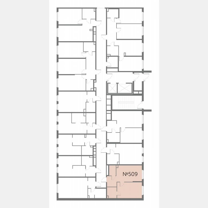 1-к. апартаменты, 40,5 м², 4/17 эт.
