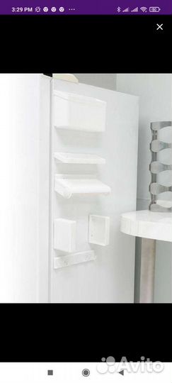 Магнитный стелаж-органайзер на холодильник, 5в1