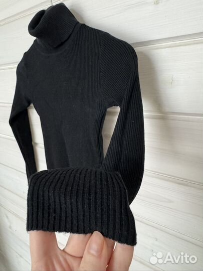 Бадлон водолазка в рубчик 40-42