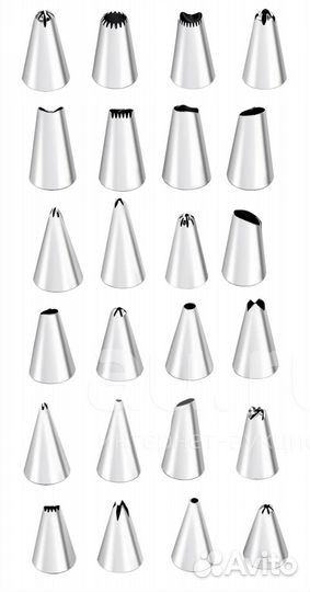 Насадки стальные для кондитерского мешочка