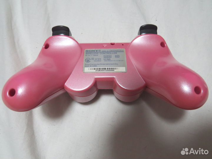Оригинальный розовый геймпад PS3