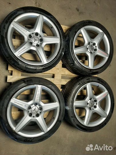 Диски Мерседес W211 R18 AMG+резина