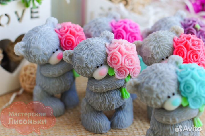 Мыло ручной работы Мишки