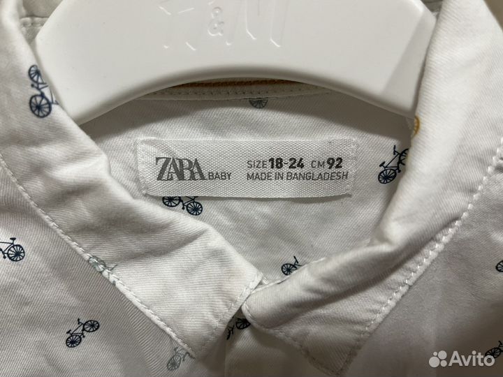 Рубашка для мальчика 92 next, zara, h&m